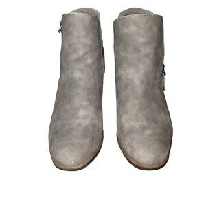 SOUL Naturalizer HALEY Wedge Heel Ankle Boots Booties‎ Sz 8 Grey Comfort